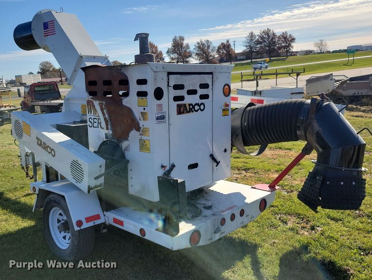 image for item DL7744 Tarco Windy Series Fort Miller FAB  leaf vacuum trailer