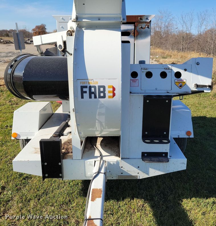 image for item DL7744 Tarco Windy Series Fort Miller FAB  leaf vacuum trailer