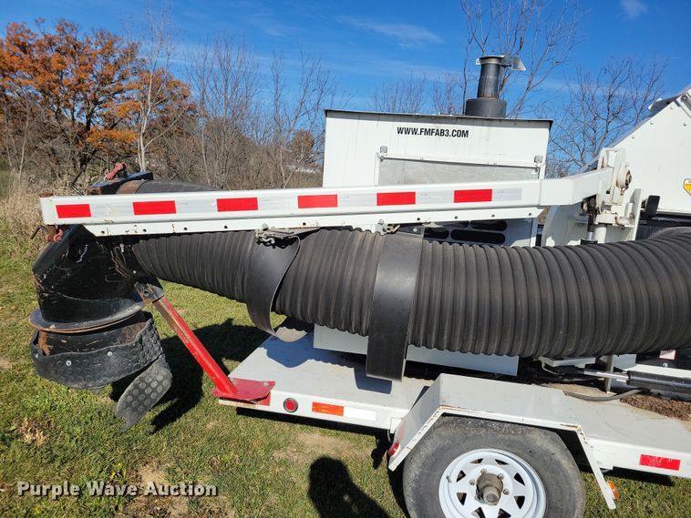 image for item DL7744 Tarco Windy Series Fort Miller FAB  leaf vacuum trailer