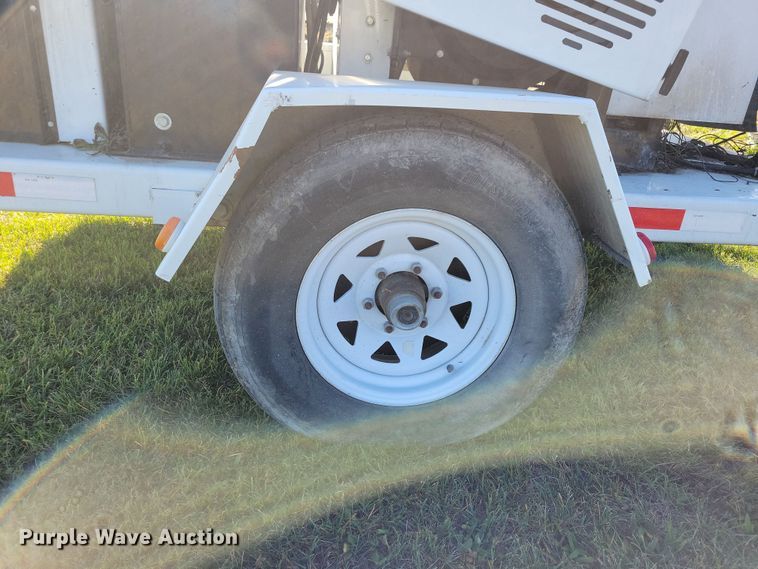 image for item DL7744 Tarco Windy Series Fort Miller FAB  leaf vacuum trailer