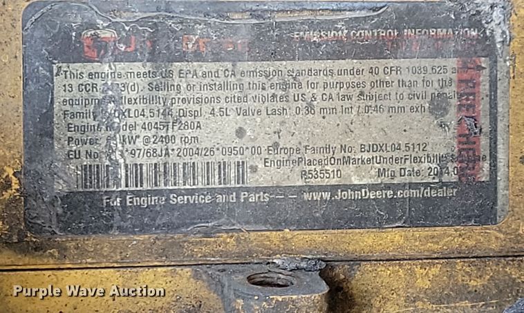 image for item DL7744 Tarco Windy Series Fort Miller FAB  leaf vacuum trailer