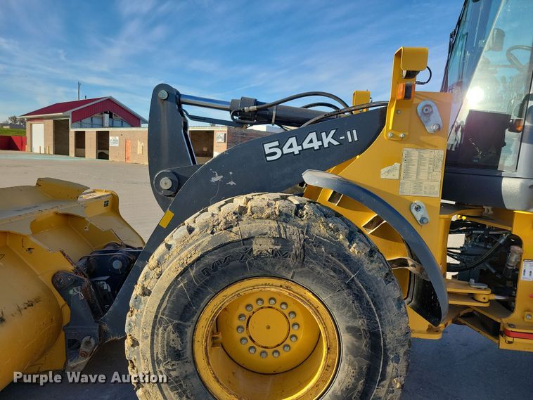 image for item DL7747 2018 John Deere 544K-II  wheel loader
