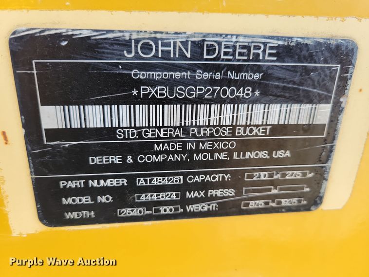 image for item DL7747 2018 John Deere 544K-II  wheel loader