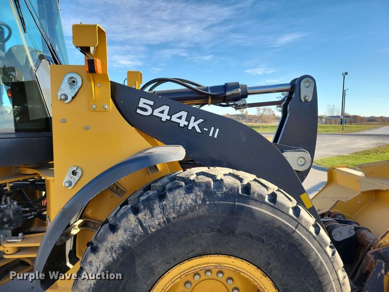 image for item DL7747 2018 John Deere 544K-II  wheel loader