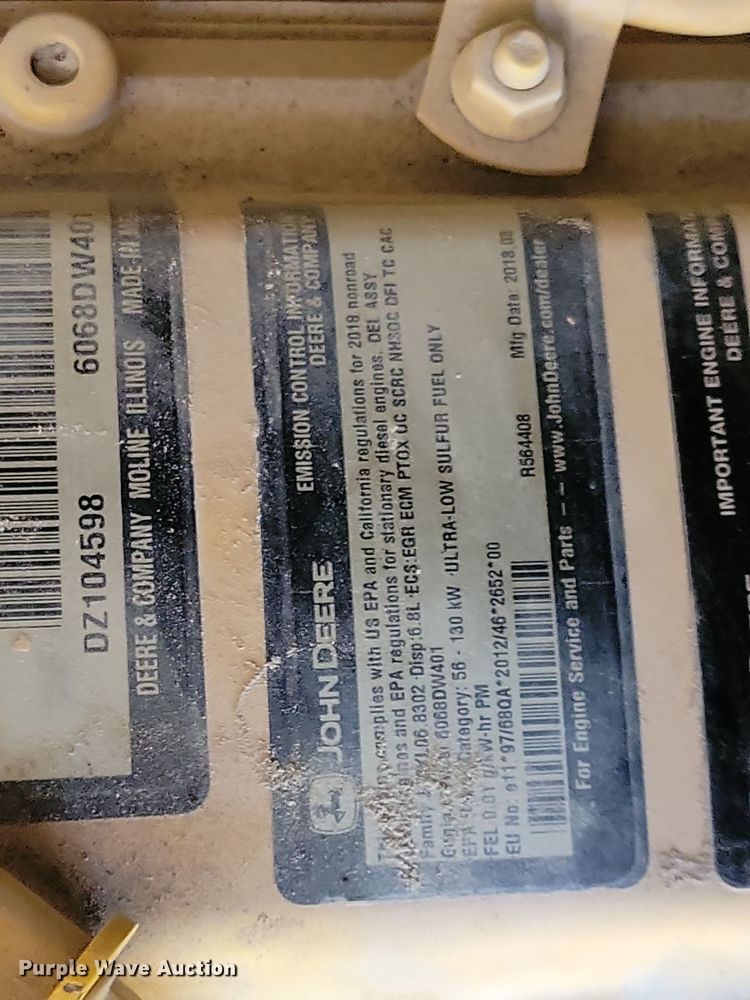 image for item DL7747 2018 John Deere 544K-II  wheel loader