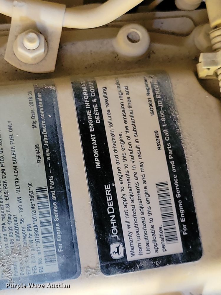 image for item DL7747 2018 John Deere 544K-II  wheel loader