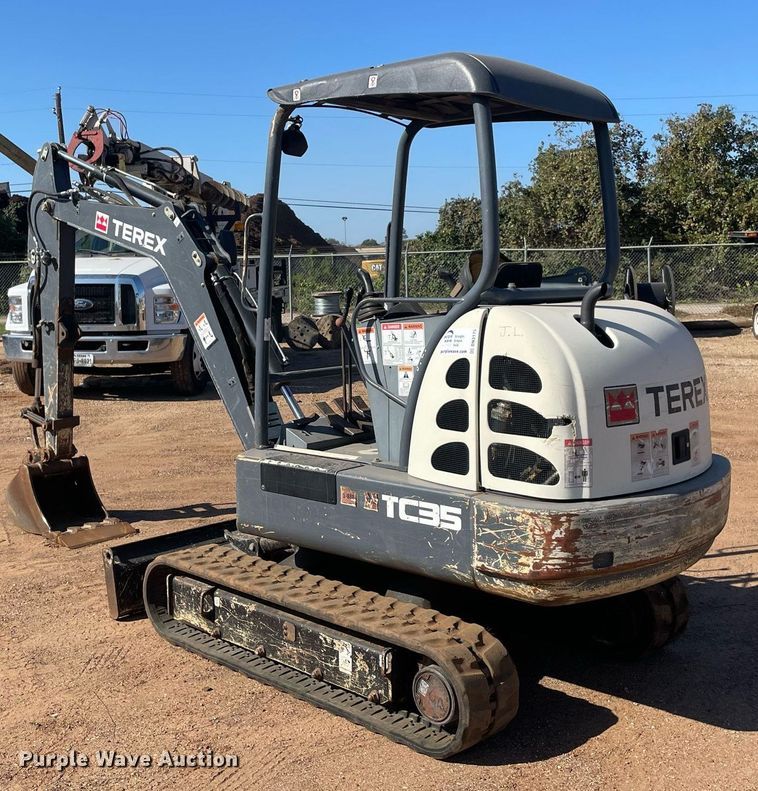 image for item DN3175 2015 Terex TC35  mini excavator