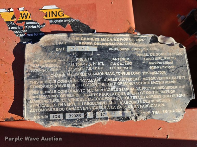 image for item DN7120 2014 Ditch Witch FX30  vacuum excavator