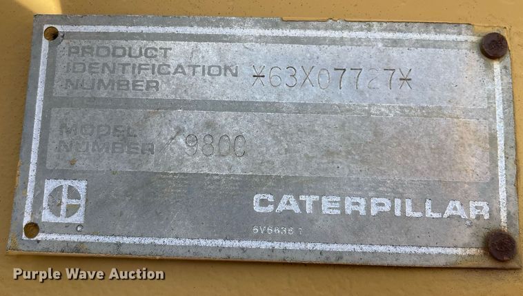 image for item DP0215 1987 Caterpillar 980C  wheel loader