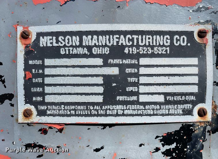 image for item DP0225 1997 Nelson CBC-20  boom dolly