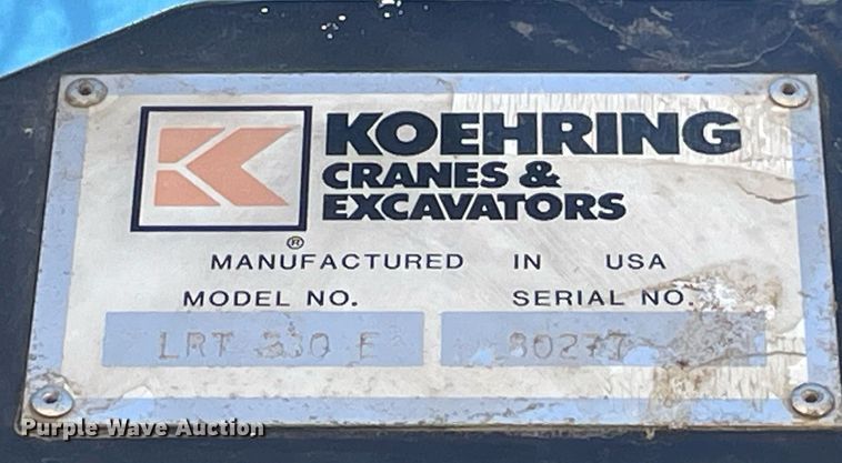 image for item DP0226 1994 Loraine LRT230E  crane