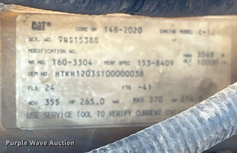 image for item DP2130 1999 Sterling A9500  crane truck