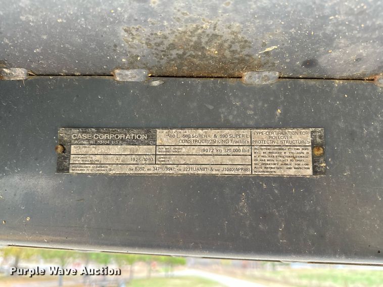 image for item DP3264 1997 Case 580 Super L Series II  backhoe