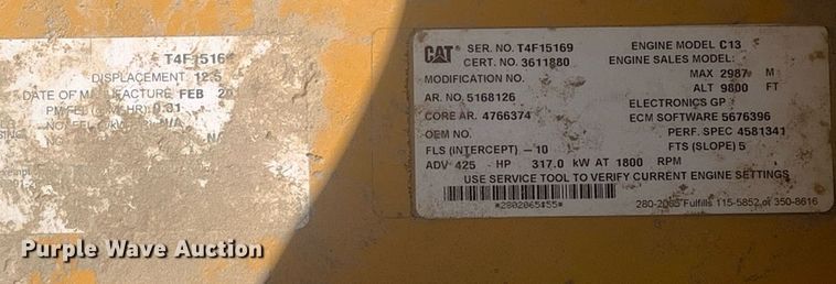 image for item DP8742 2019 Caterpillar 349FL  excavator