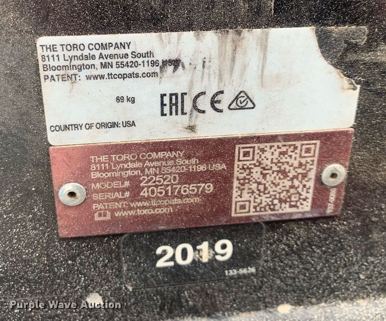 image for item DP8749 2016 Toro 22327  compact utility loader