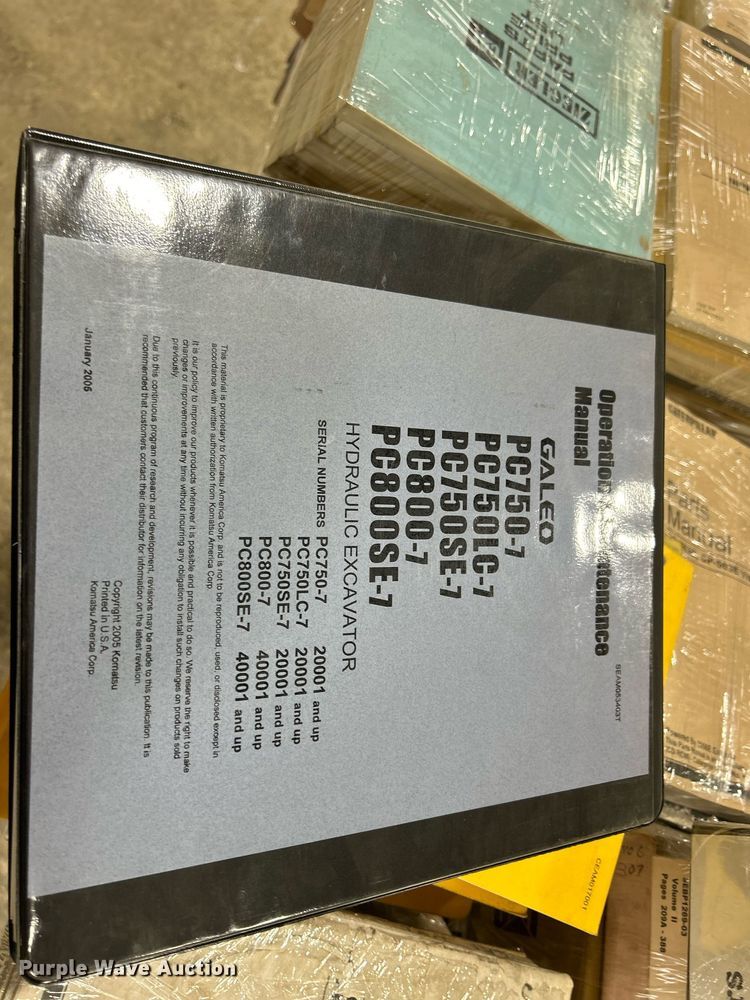 image for item DQ1029 Service and parts manuals