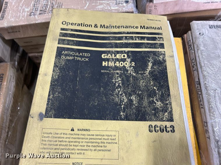 image for item DQ1029 Service and parts manuals