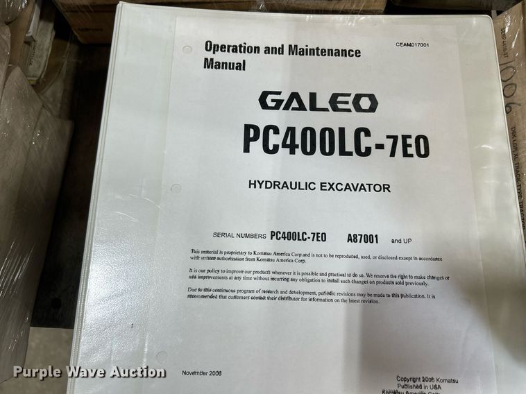 image for item DQ1029 Service and parts manuals