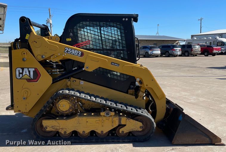image for item DQ2270 2021 Caterpillar 259D3  tracked skid steer loader