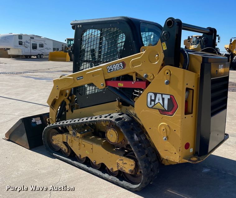 image for item DQ2270 2021 Caterpillar 259D3  tracked skid steer loader