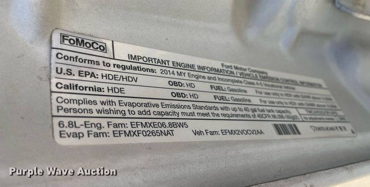 image for item DQ2273 2014 Ford F550 Super Duty  utility / service truck