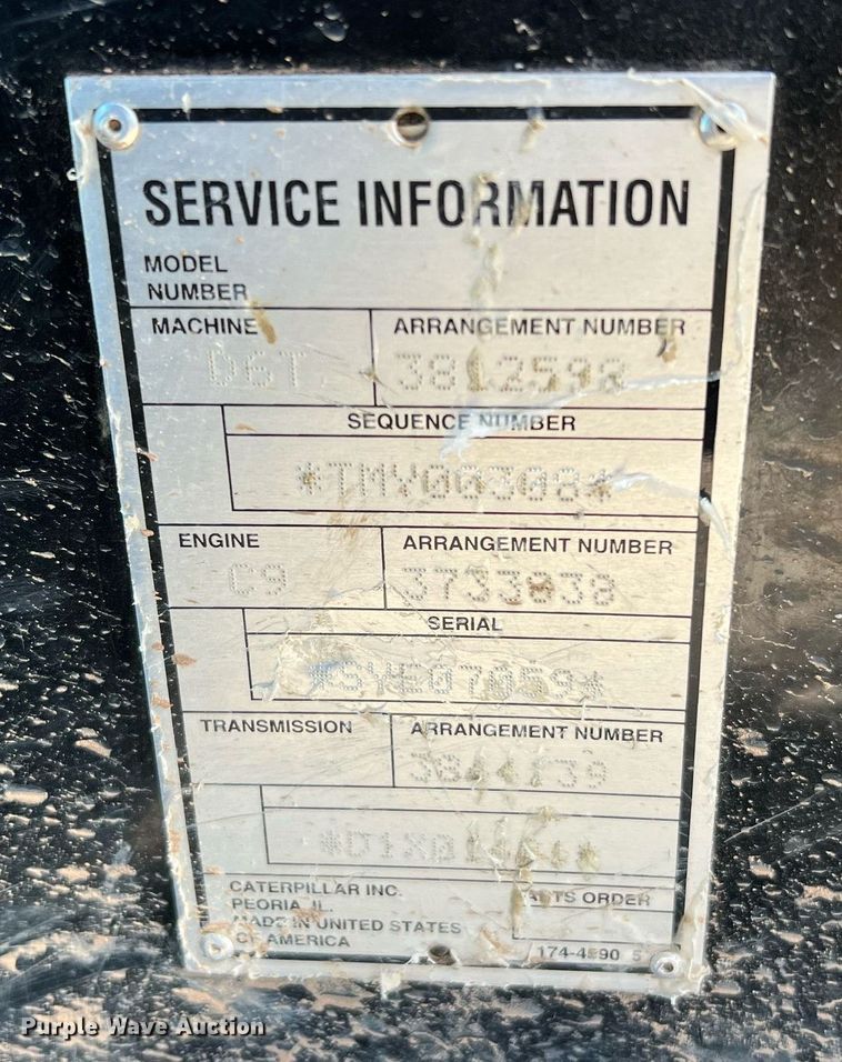 image for item DQ2278 2015 Caterpillar D6T XW  dozer