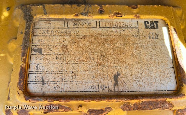 image for item DQ2279 2018 Caterpillar 320  excavator