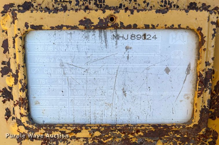 image for item DQ2280 2015 Caterpillar 336FL  excavator