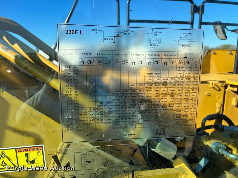 image for item DQ2280 2015 Caterpillar 336FL  excavator