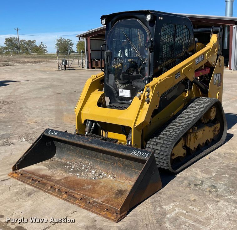 image for item DQ2281 2020 Caterpillar 259D3  tracked skid steer loader