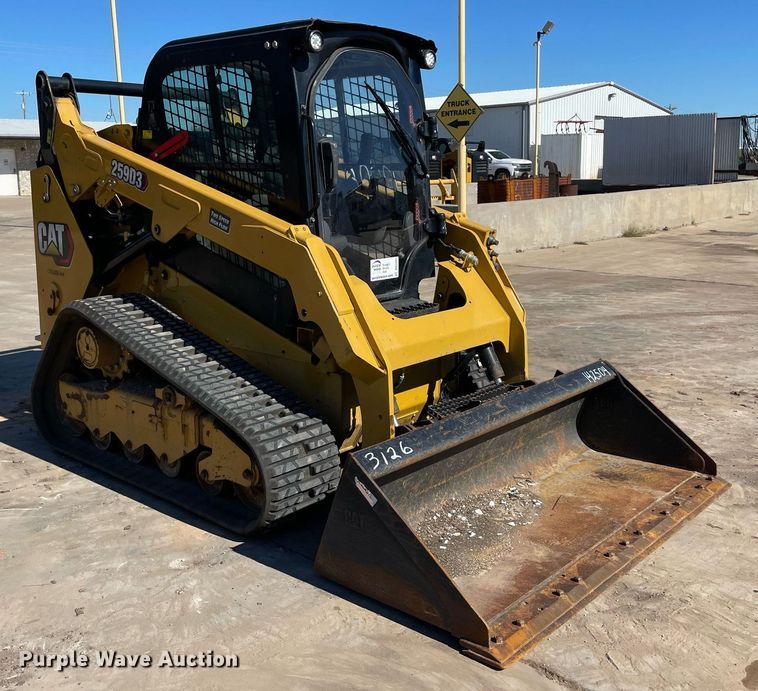 image for item DQ2281 2020 Caterpillar 259D3  tracked skid steer loader
