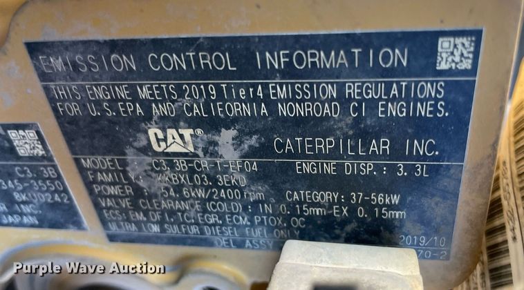 image for item DQ2281 2020 Caterpillar 259D3  tracked skid steer loader