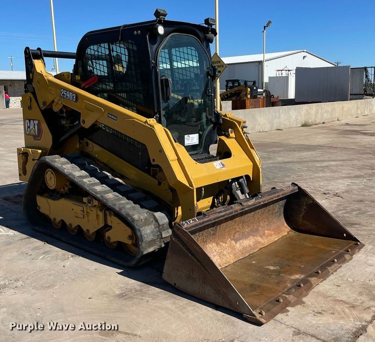 image for item DQ2282 2020 Caterpillar 259D3  tracked skid steer loader