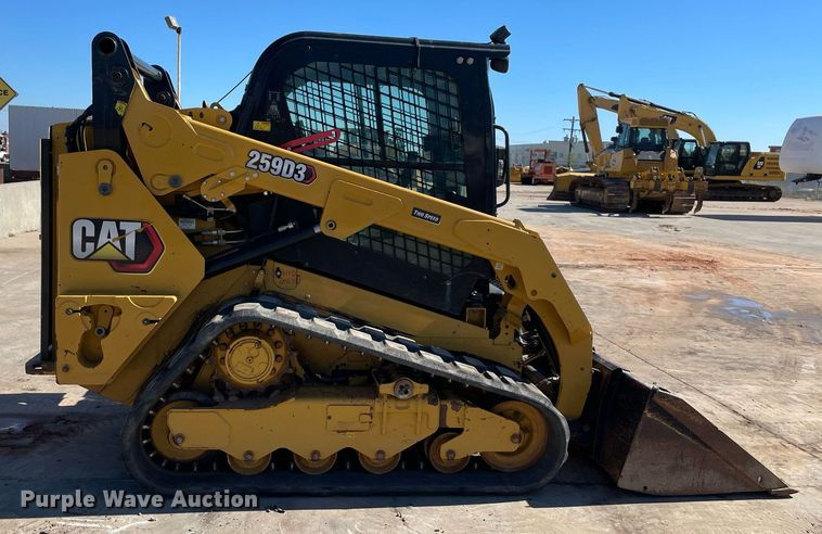 image for item DQ2282 2020 Caterpillar 259D3  tracked skid steer loader
