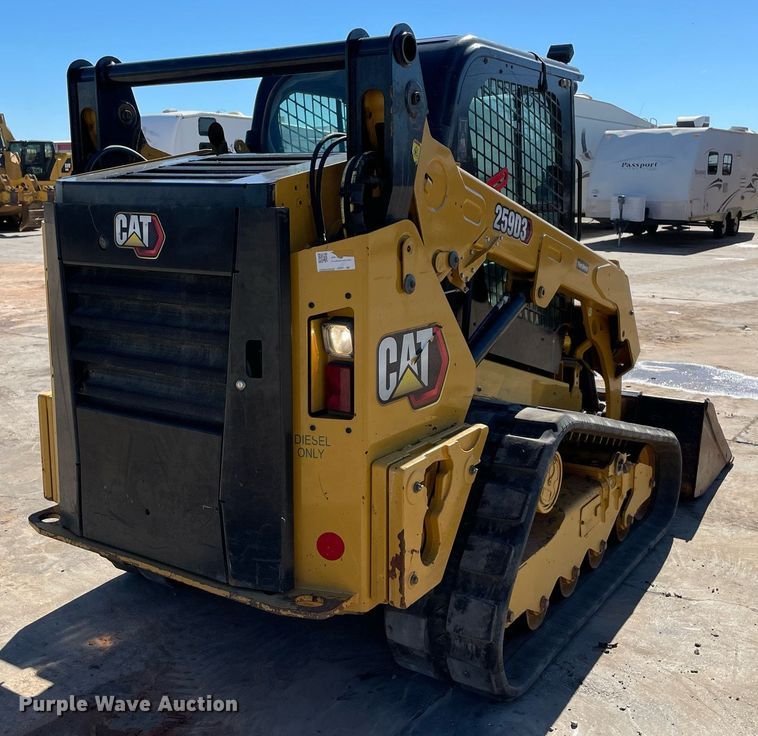image for item DQ2282 2020 Caterpillar 259D3  tracked skid steer loader