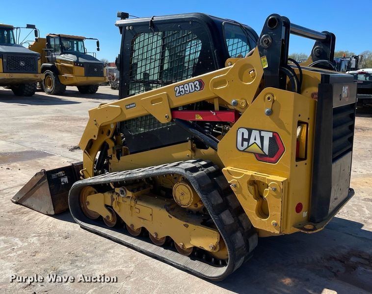 image for item DQ2282 2020 Caterpillar 259D3  tracked skid steer loader