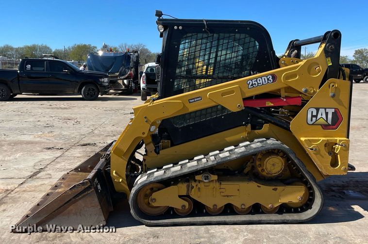 image for item DQ2282 2020 Caterpillar 259D3  tracked skid steer loader