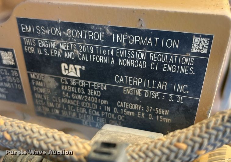 image for item DQ2282 2020 Caterpillar 259D3  tracked skid steer loader
