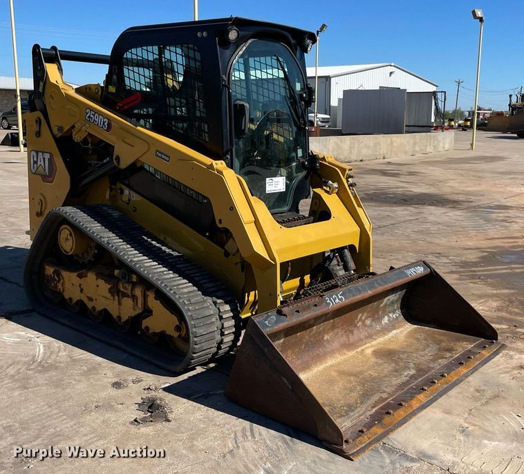image for item DQ2283 2021 Caterpillar 259D3  tracked skid steer loader