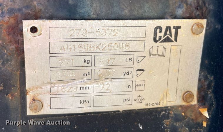 image for item DQ2283 2021 Caterpillar 259D3  tracked skid steer loader