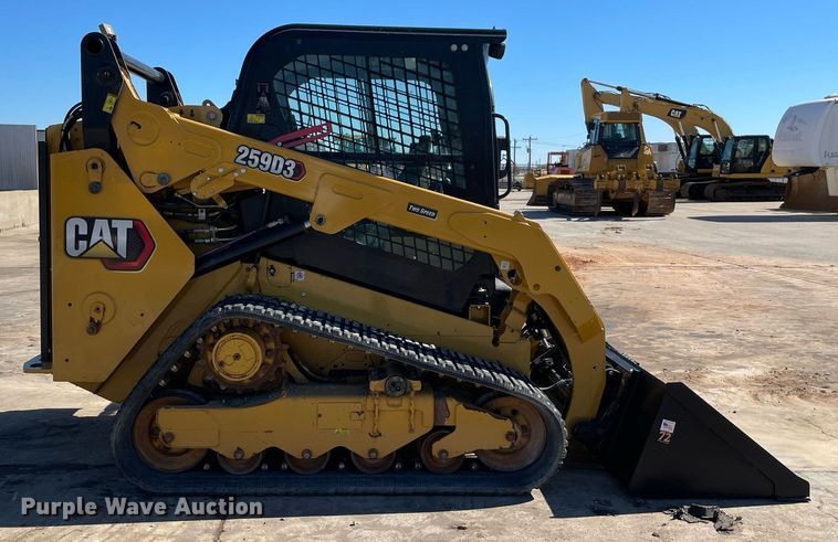 image for item DQ2284 2020 Caterpillar 259D3  tracked skid steer loader