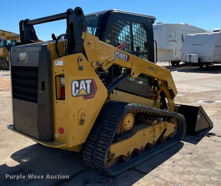 image for item DQ2284 2020 Caterpillar 259D3  tracked skid steer loader