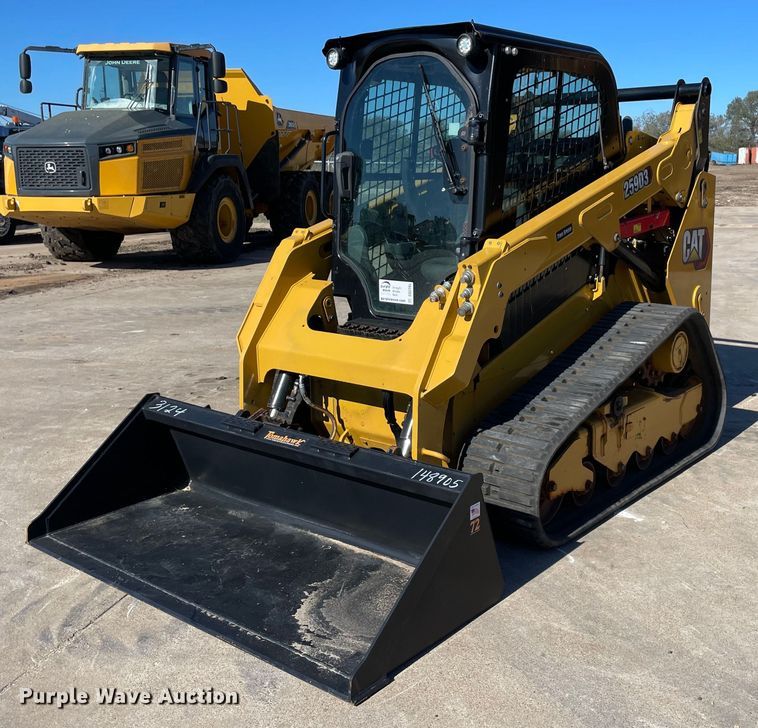 image for item DQ2285 2021 Caterpillar 259D3  tracked skid steer loader