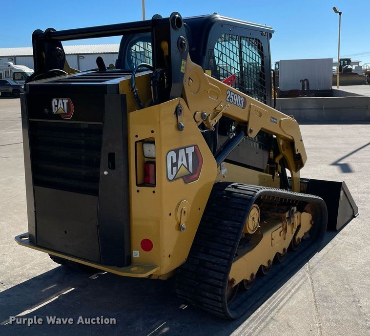 image for item DQ2285 2021 Caterpillar 259D3  tracked skid steer loader