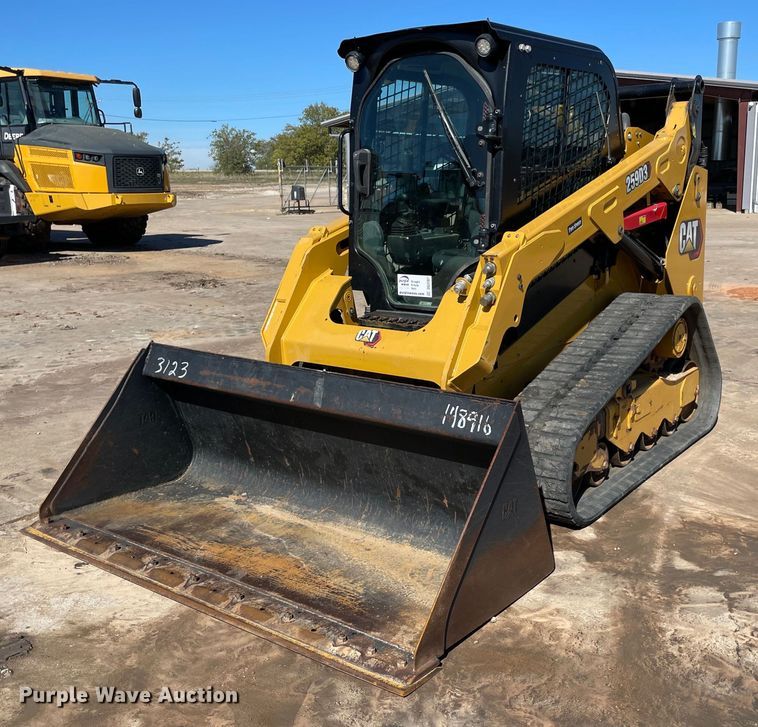 image for item DQ2287 2021 Caterpillar 259D3  tracked skid steer loader