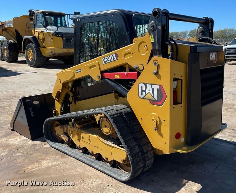 image for item DQ2287 2021 Caterpillar 259D3  tracked skid steer loader