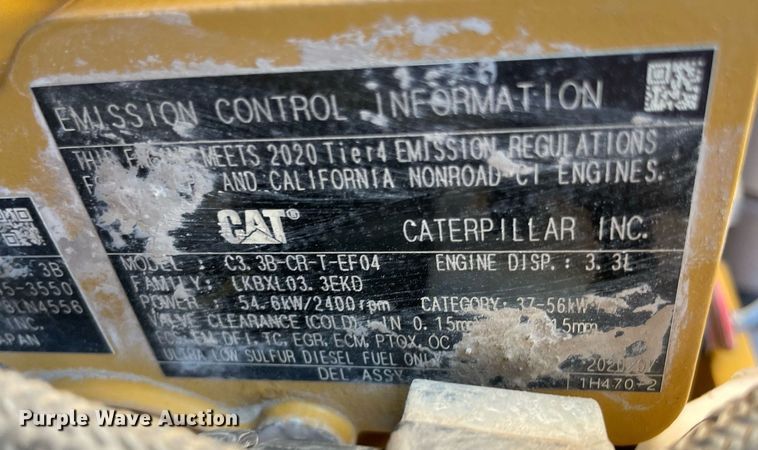image for item DQ2287 2021 Caterpillar 259D3  tracked skid steer loader
