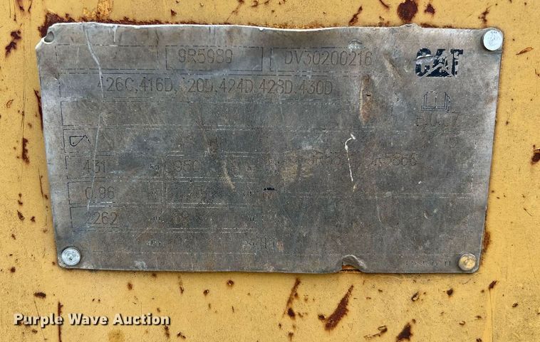 image for item DQ2292 2003 Caterpillar 416D  backhoe