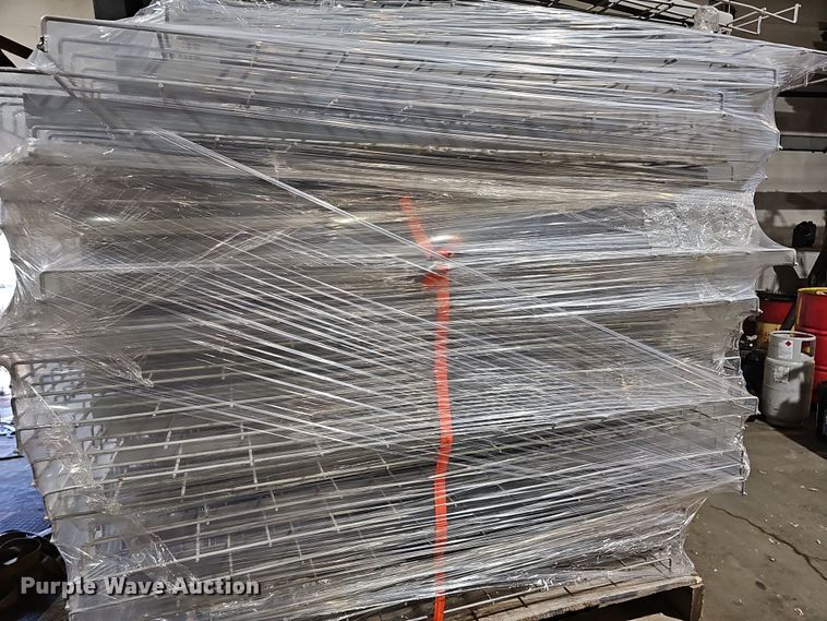 image for item DQ8503 Approximately (26) shelving racks and cable