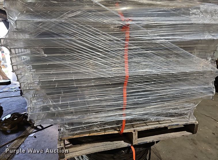 image for item DQ8503 Approximately (26) shelving racks and cable